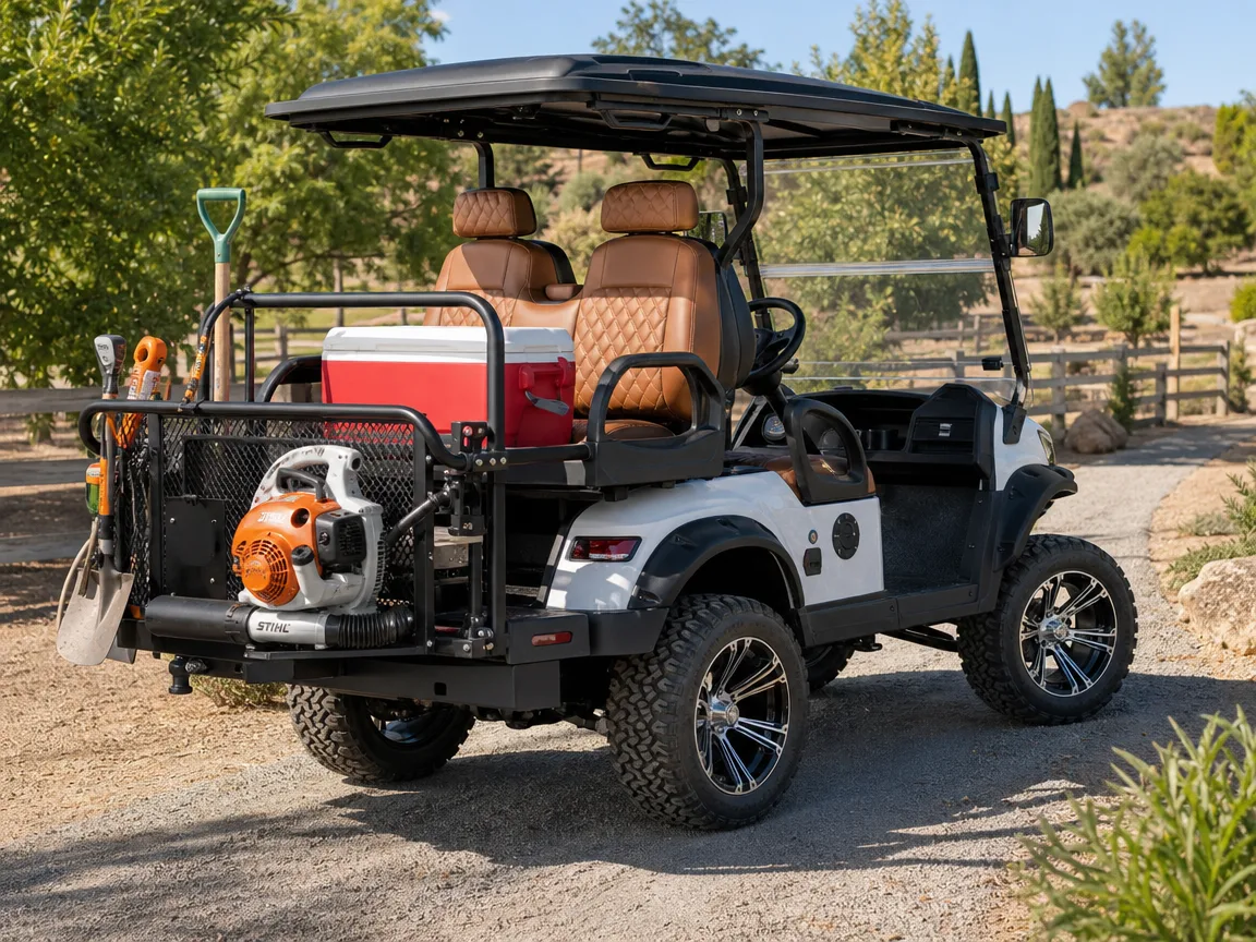 Rear rack configuration