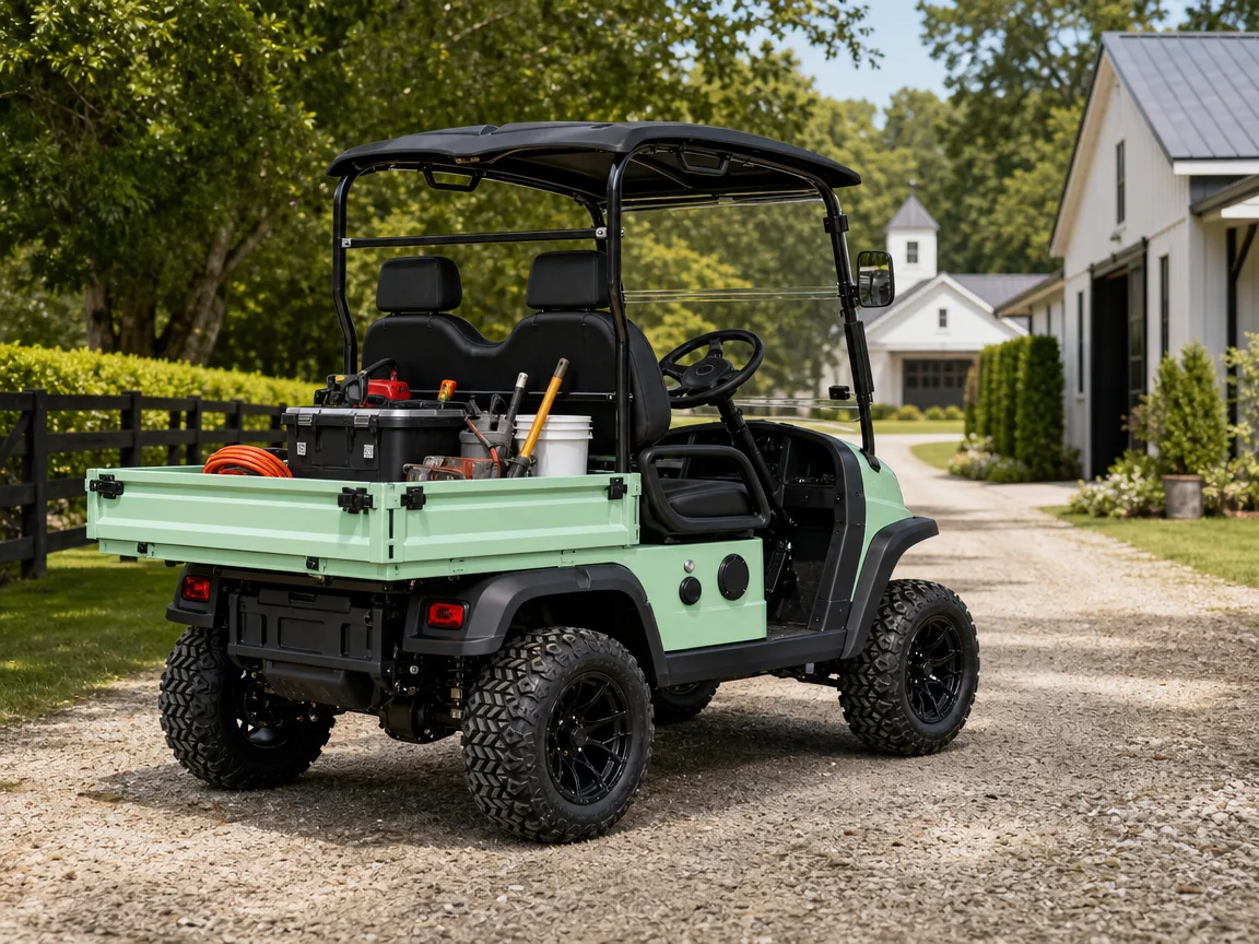 Flat bed rear configuration